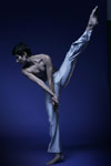 Natasha Bakht dancing in Triptych Self Choreographed by Shobana Jeyasingh in 2005