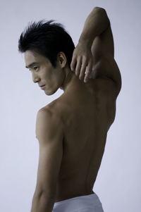 Photo Subject: Keiichi Hirano in a Dance Pose - Photographer: Sian Richards