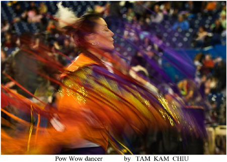 "Pow Wow dancer"  - Photo by Tam Kam Chiu