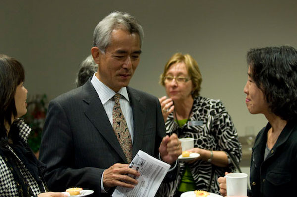 Consul-Genral of Japan Tatsuo Yamashita at the Launch