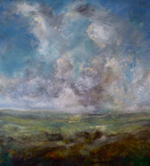 "Sky" Oil on canvas by Julian Samuel